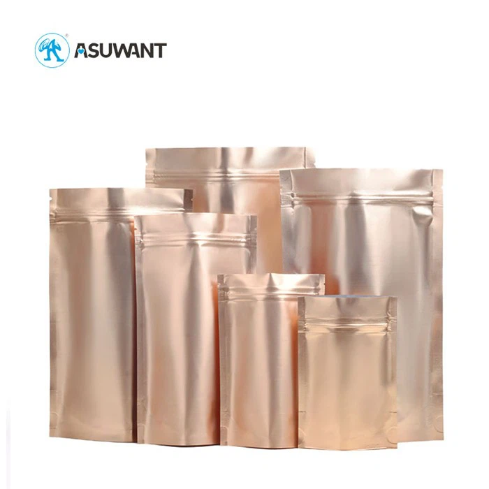 Ружа златна алуминијумска фолија Пластична стајалиште у уп торбице МиЛар Зитоцк Веед ТХЦ амбалажна торба