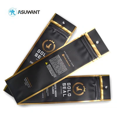 ФДА равна коров / милар мирис торби пластичне ламиниране прозирним патентним затварачем