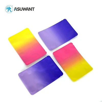 3 бочна брттни затварач равна торбица Откуцајник ХЕРБ ПЛАСТИС ПРЕ Ролл Паковање Прилагођене штампане торбе